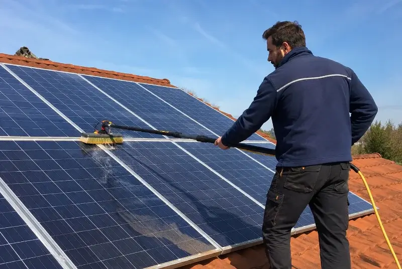 Nettoyage et entretien de panneaux solaires à la Côte-Saint-André